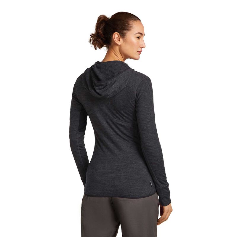 Icebreaker W Merino Blend 200 RealFleece Descender LS Zip Hoodie image number 1